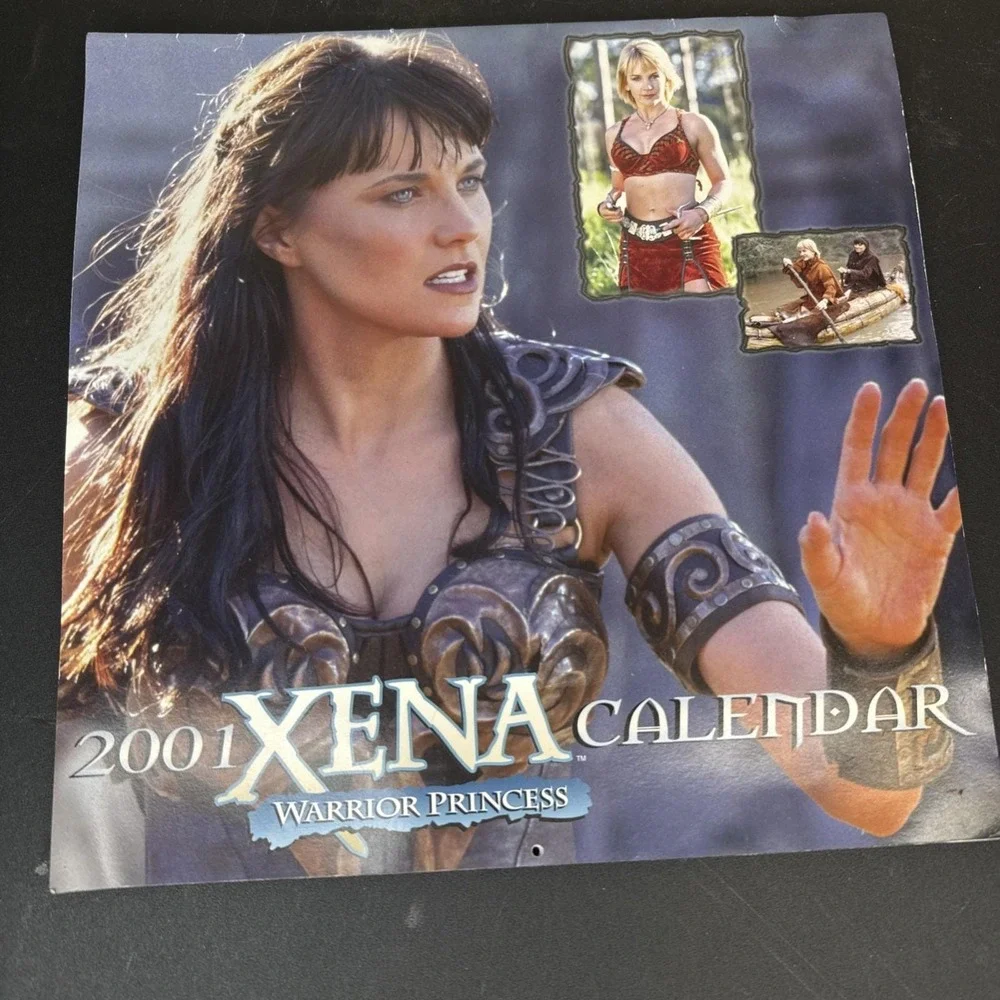 2001 Xena Warrior Princess Calendar Creation‎ Ent. No Writing Inside! RARE